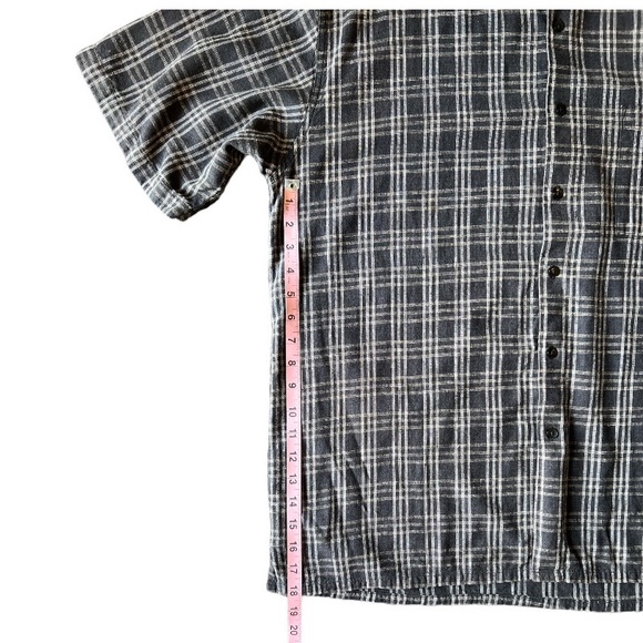 BRUNO New York Linen Blend Button Down Short Sleeve Shirt. Washable Linen XXL - Picture 11 of 11